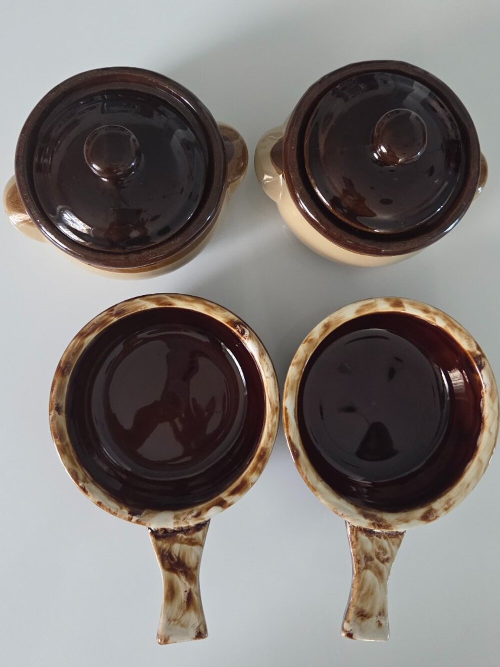 4 Onion Soup Crocks
